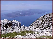 Pohled na ostrov Brač
